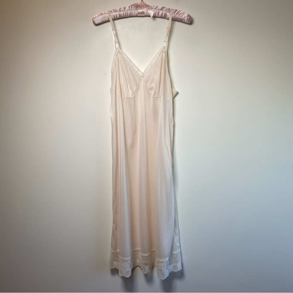 Vintage Lorraine 70s Nightie Gown Dress Large